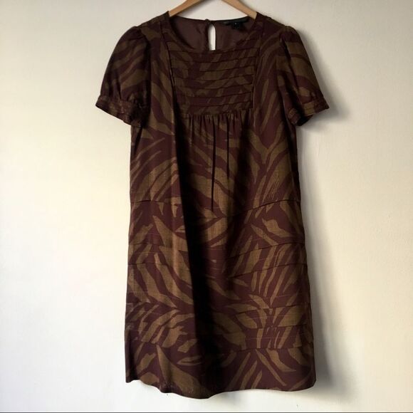 Marc by Marc Jacobs Safari Babydoll Tierd Ruffled Dress - Size 8 - Picture 1 of 8